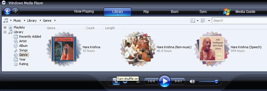 Windows Media Player 11 Screen Shot